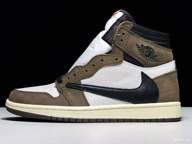 Rep Onekick OG High - Air Scott 'Mocha' x Travis 100 CD4487 Retro Jordan 1 0706
